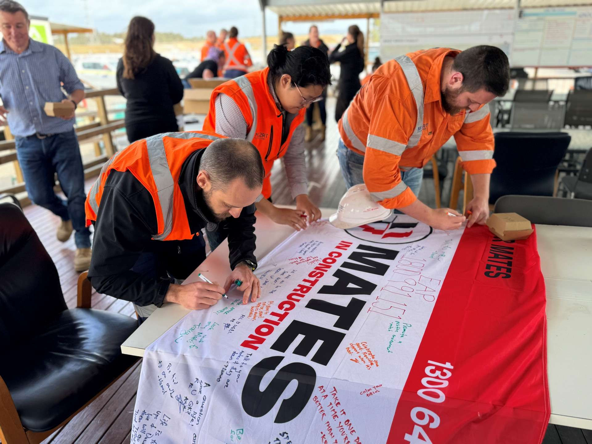 R U OK? Day in action on M1 extension project news post thumbnail