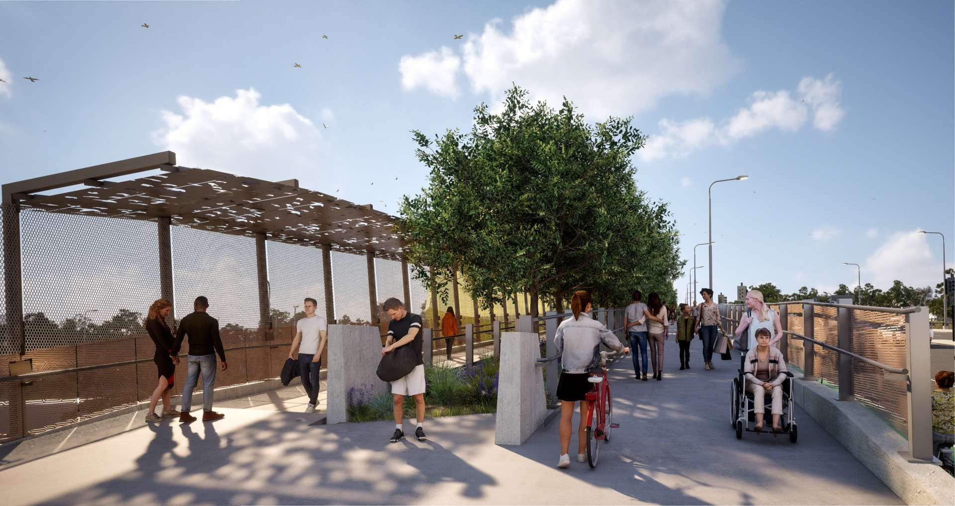 Image of new Ernest Street bridge