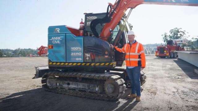 Fully electric earthworks driving sustainability in Western Sydney  news post thumbnail