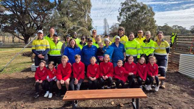 Cadia workforce transforms local school and community garden after storm destruction news post thumbnail