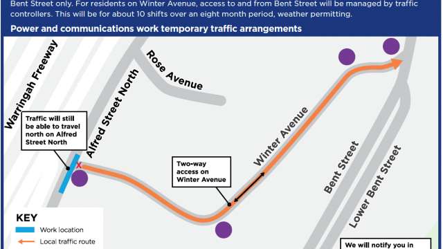 Power investigation works - local access plan for residents on Alfred Street North and Winter Avenue on Thursday 15 July 2021 news post