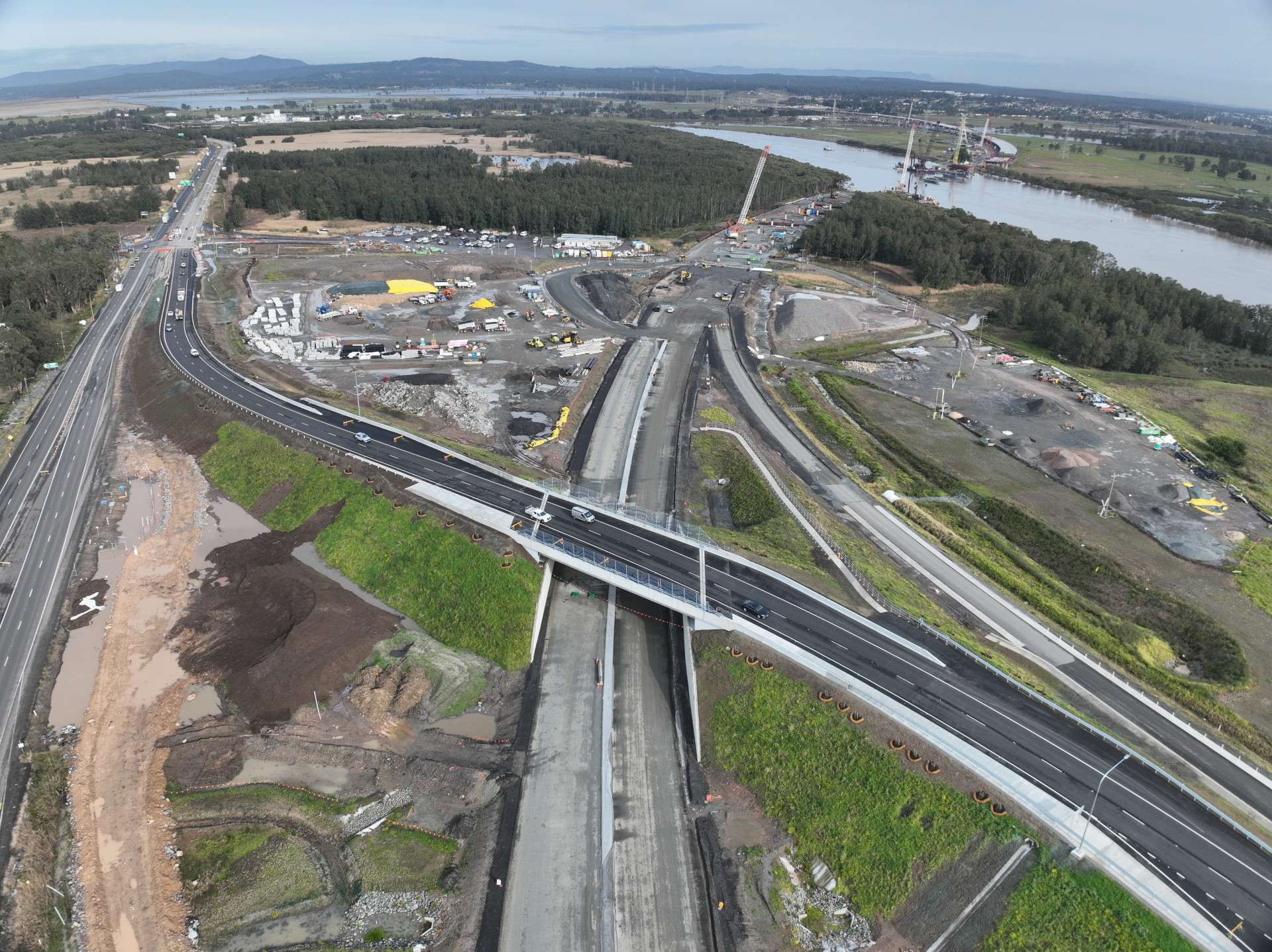 Traffic switch at Tomago interchange with new bridge opening news post thumbnail
