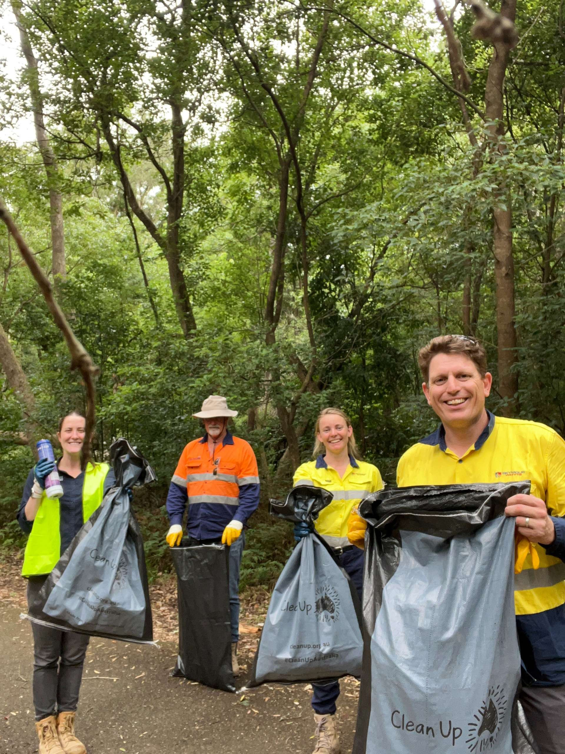 Seymour Whyte team supports Clean Up Australia Day along Grahamstown Drain news post