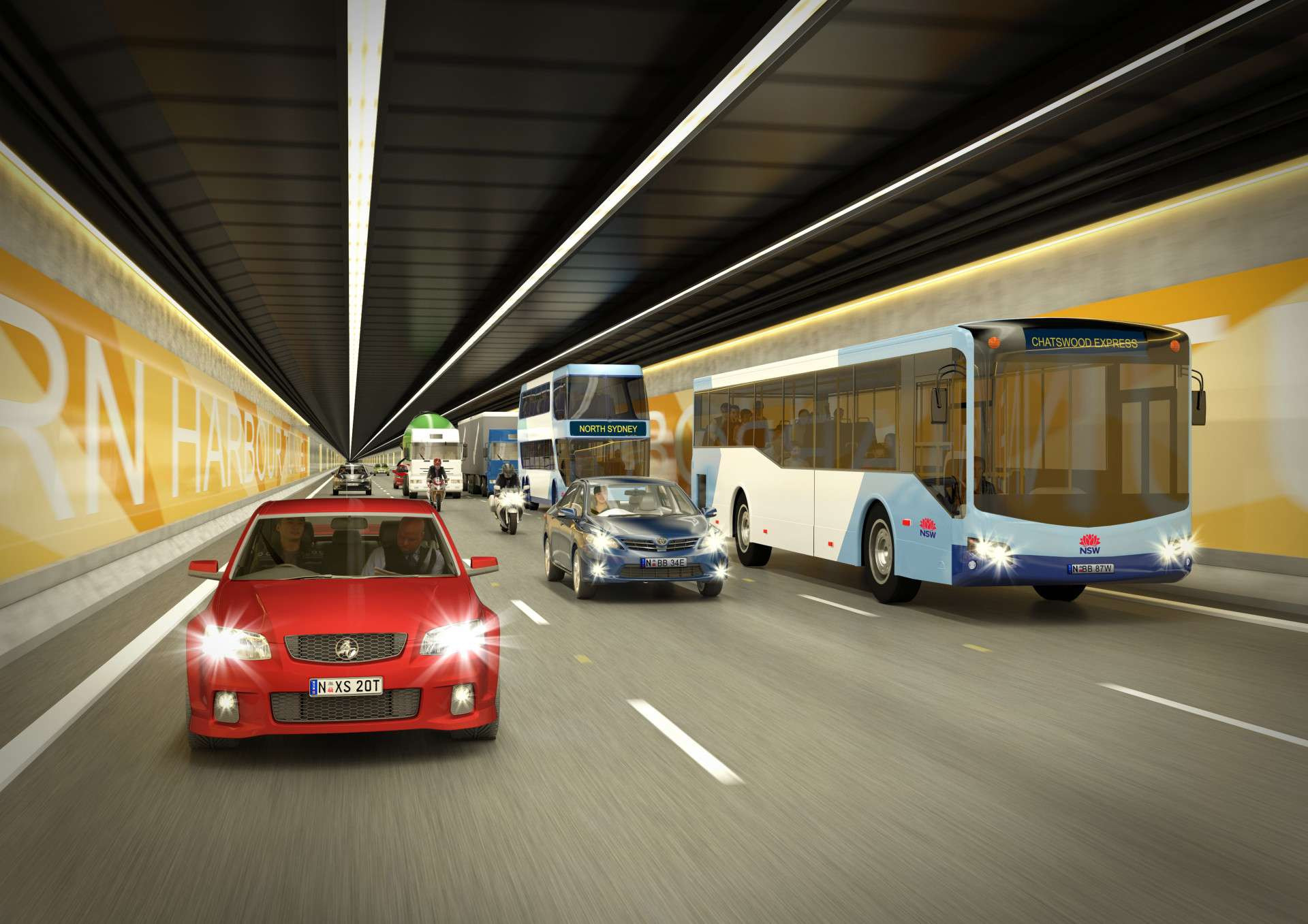 Western Harbour Tunnel view map thumbnail