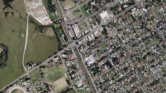 Aerial view of Garfield Road Central