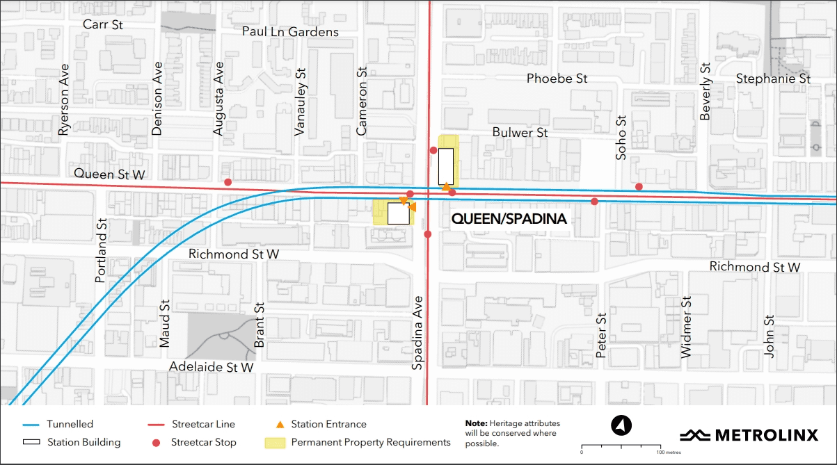 Queen and Spadina Station neighbourhood update