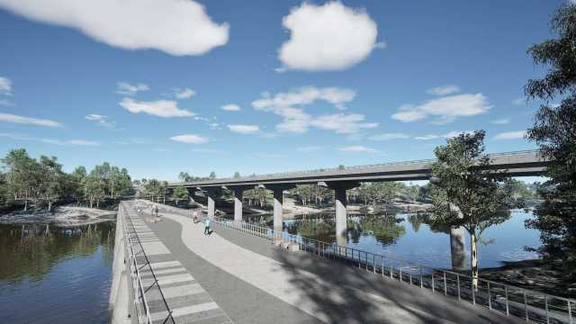 artist impression of New Richmond Bridge