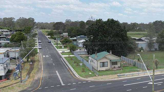 image of road and intersection