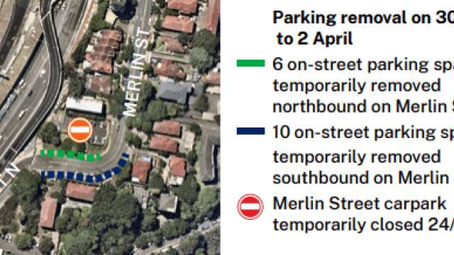 Daytime closures of Merlin Street reserve temporary community car park news post