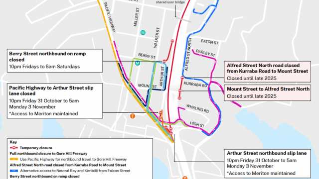 South October traffic changes