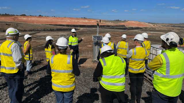 April 2023 stakeholder site tour - great pic