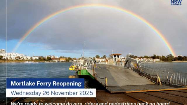 Mortlake Ferry Reopening news post thumbnail