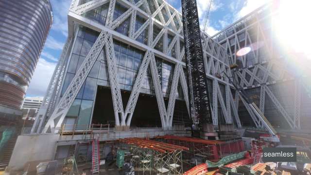 Exhibition Space 1's supersized hoisting door news post thumbnail