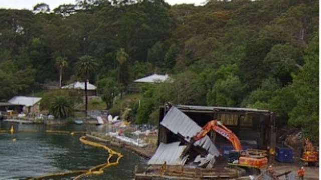 Work progress at Berrys Bay foreshore parkland news post thumbnail