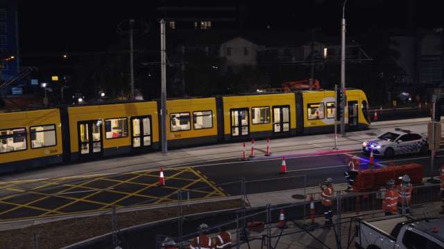 First tram on tracks in the North news post thumbnail