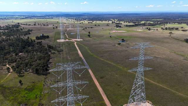 The first cables now strung in the Central-West Orana REZ news post