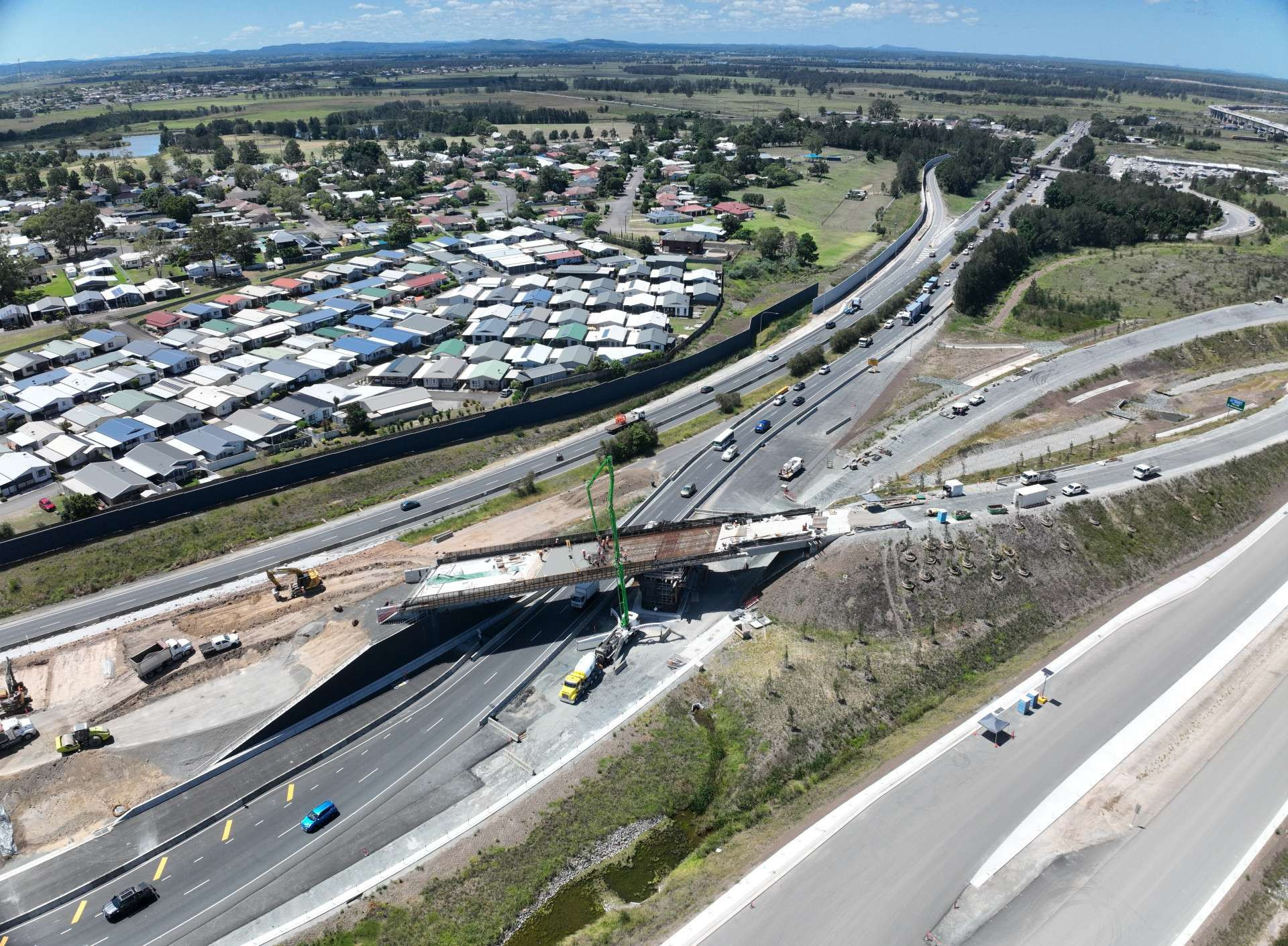 Second bridge deck poured at Tarro interchange news post