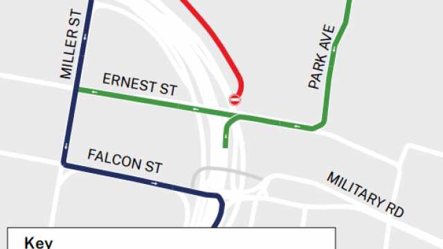 November 2025 north traffic map
