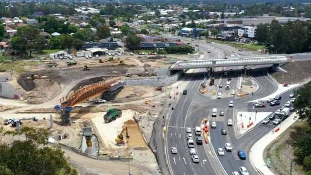 Northern interchange looking west - November 2025