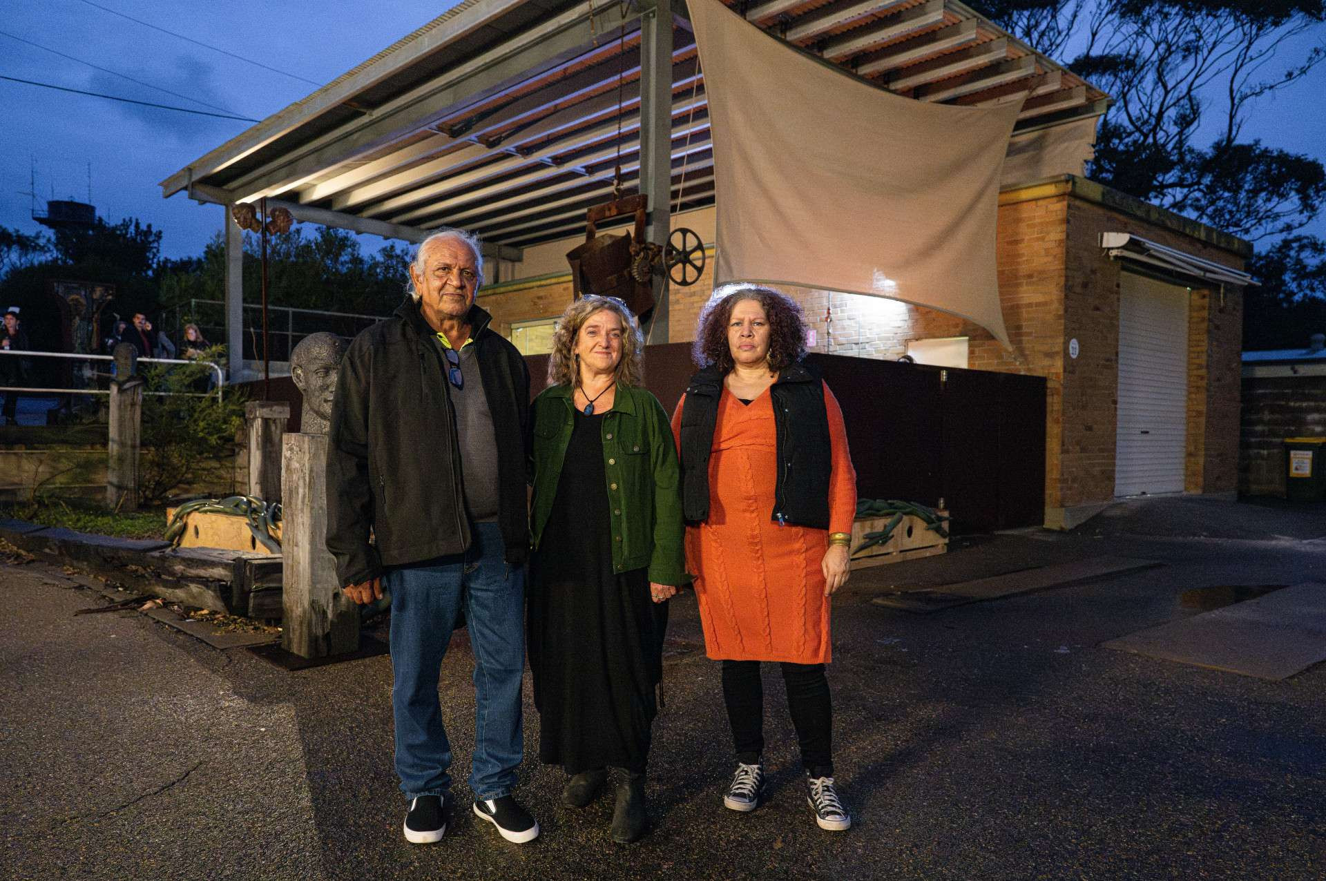 Uncle Steven Russell, Leanne Tobin and Nadeena Dixon