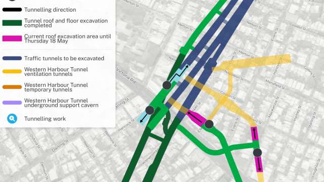 WHT Stage 1 weekly tunnelling update - Rozelle | 28 April 2023 news post