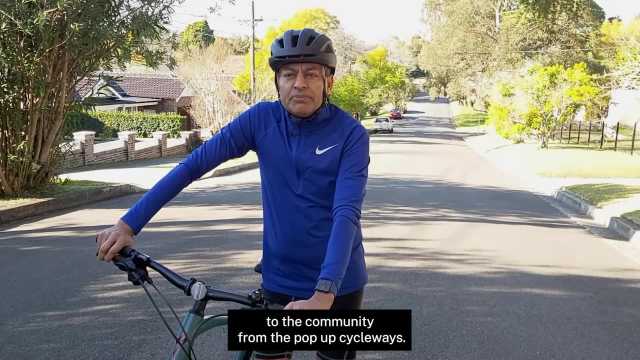 Thumbnail for Keeping communities healthy through active transport options video