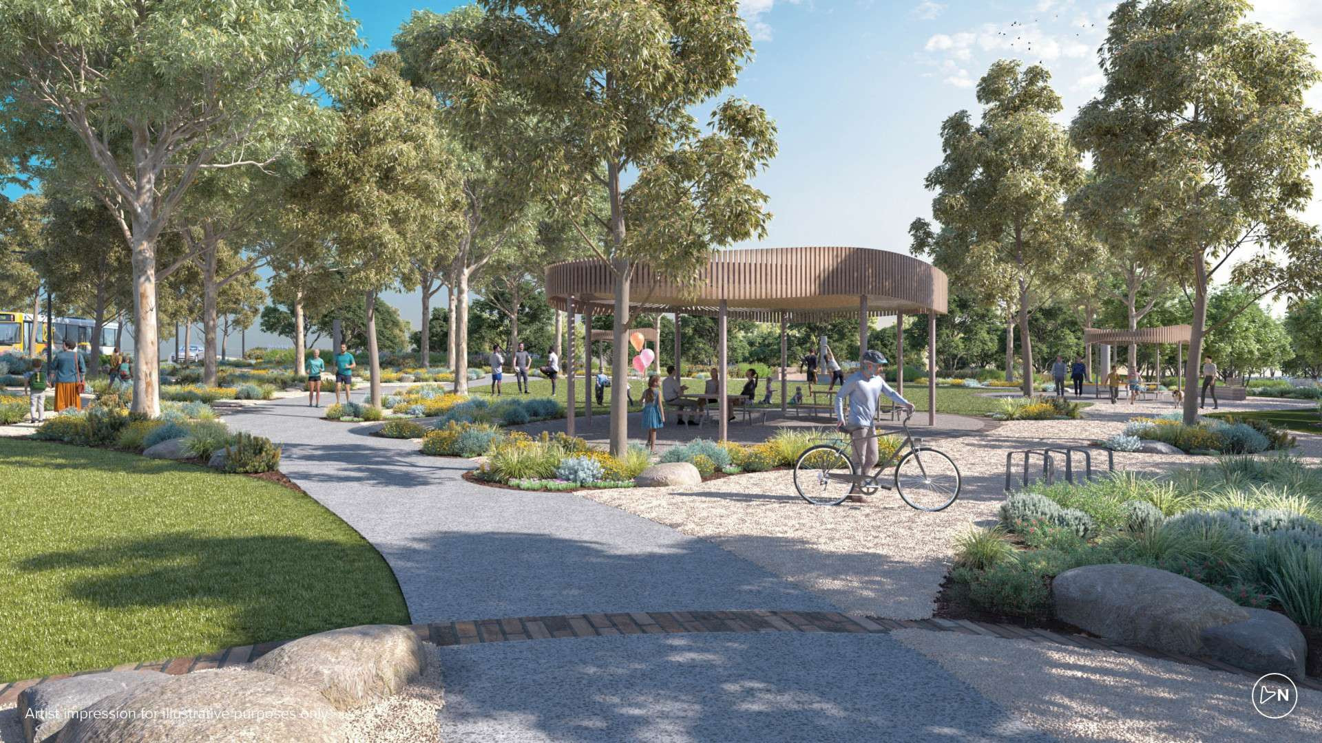 Westside Bikeway, Richmond render