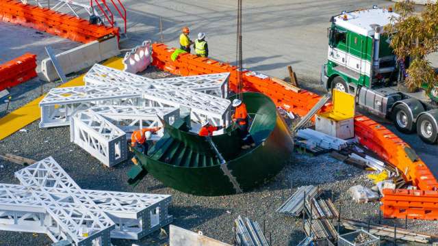 Installing the green spiral staircase news post thumbnail