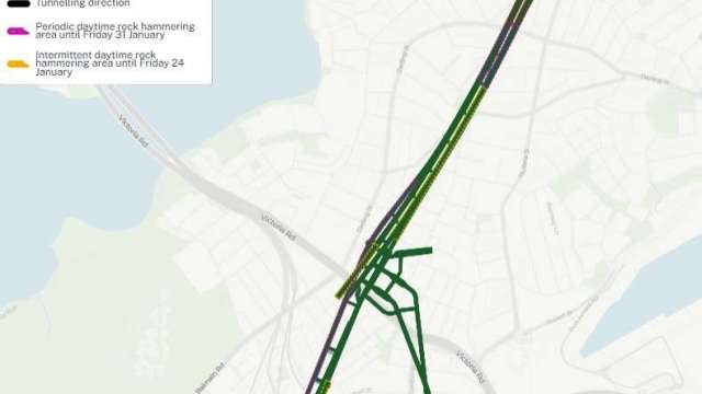 Western Harbour Tunnel Stage 1 - Weekly tunnelling update - Rozelle, Balmain and Birchgrove | 17 January 2024 news post