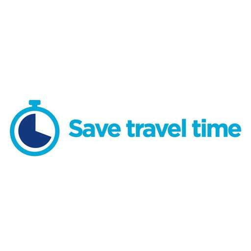 save travel time icon