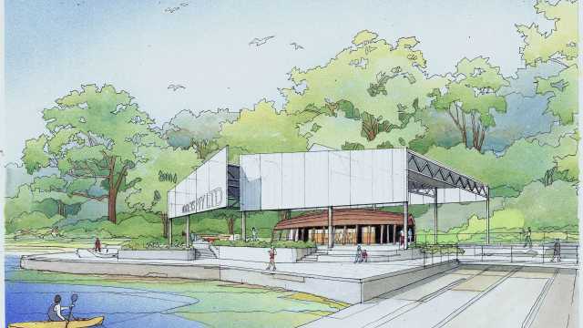 Reimagined Woodley’s Shed pavilion concept illustration 1
