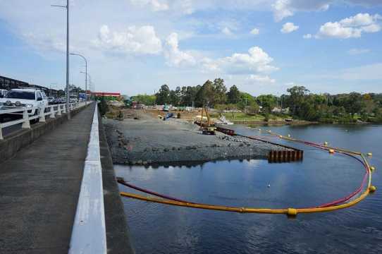 Riverbed to road: reused rock in Nowra Bridge project