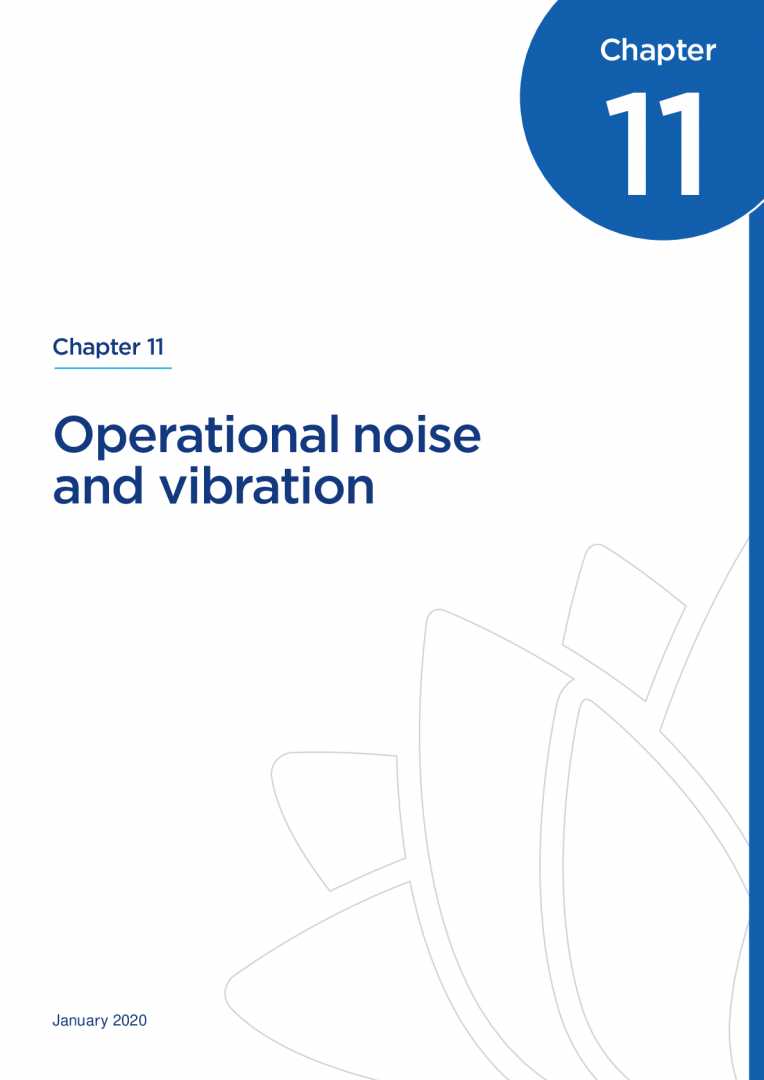 EIS Chapter 11 - Operational noise and vibration