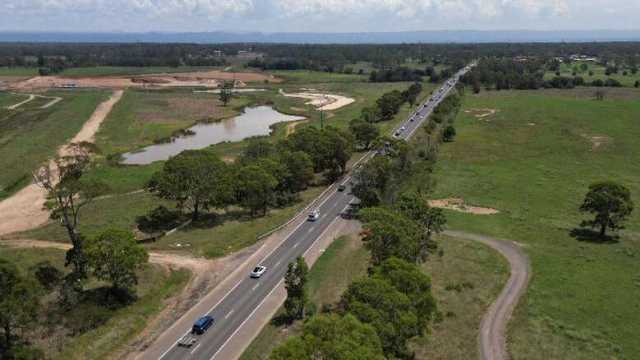 aerial view of Richmond Road Corridor