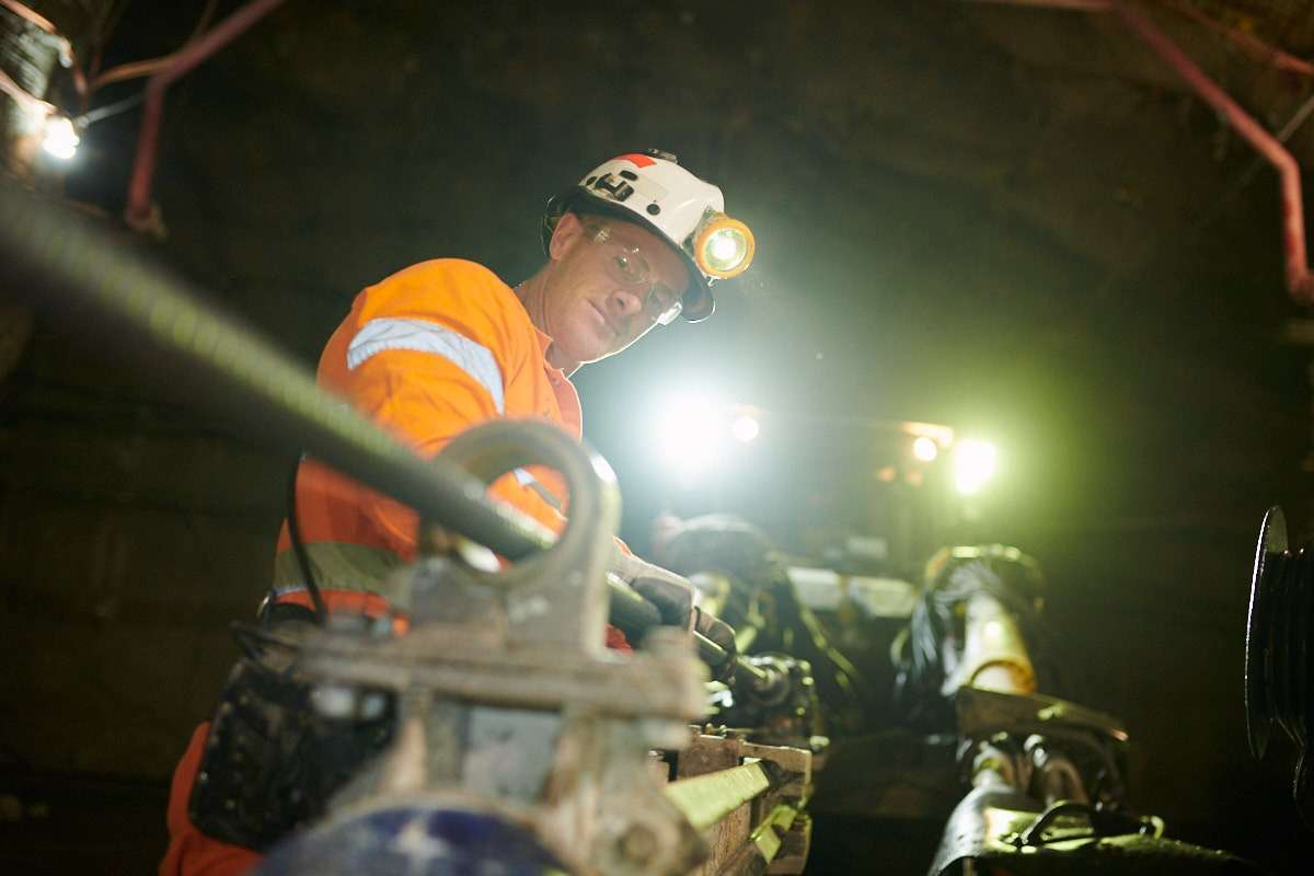 Photo - working at Cadia