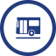 Icon representing bus travel modes
