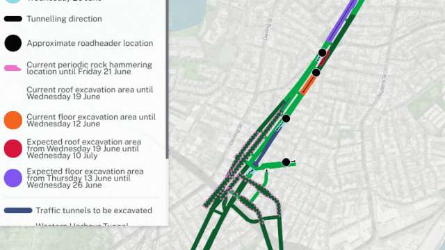 Western Harbour Tunnel Stage 1 - weekly tunnelling update - Rozelle and Balmain | 7 June 2024 news post