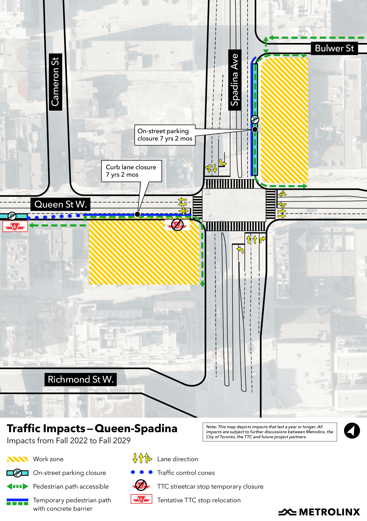 Traffic Impacts - Queen/Spadina Station