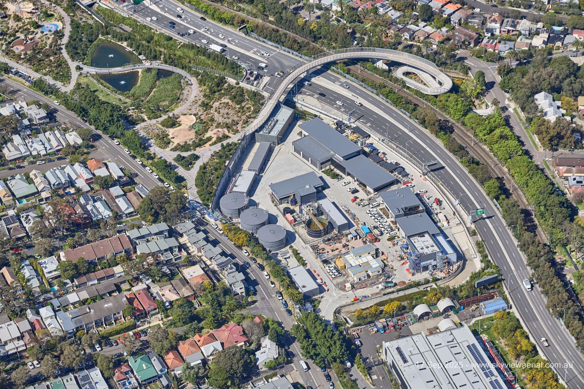 Inner West - Motorway Operations Complex (Sept aerial)