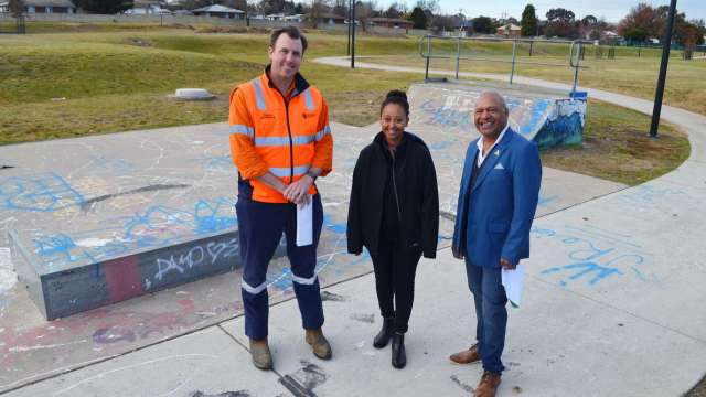 Cadia Valley Operations donation to kick start Glenroi Oval skate park project news post thumbnail