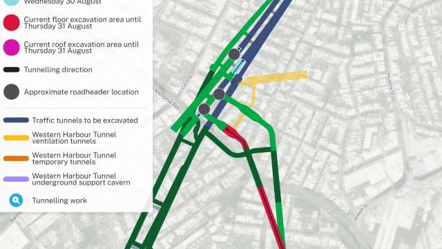 WHT Stage 1 - weekly tunnelling update - Rozelle and Balmain | 11 August 2023 news post