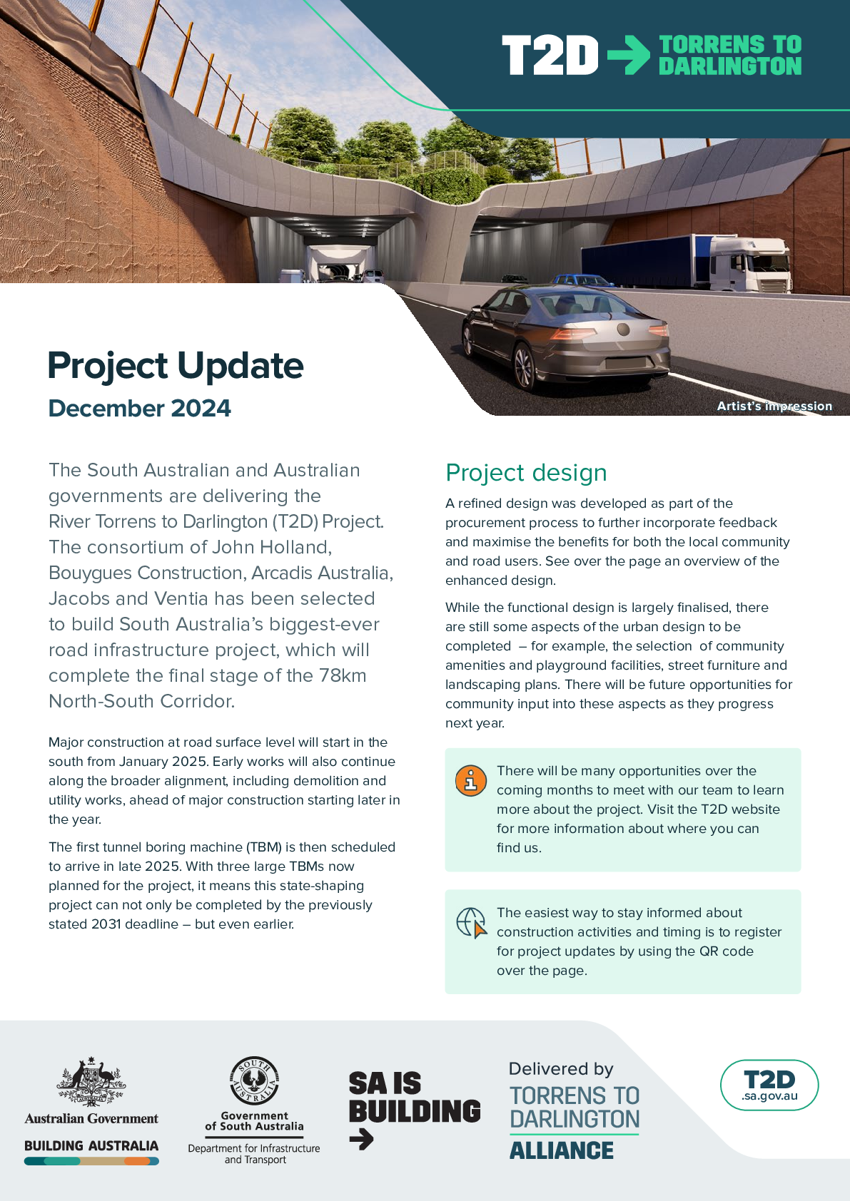 News | Torrens to Darlington | Department for Infrastructure and Transport