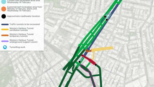 Western Harbour Tunnel Stage 1 - weekly tunnelling update - Rozelle and Balmain | 25 January 2024 news post