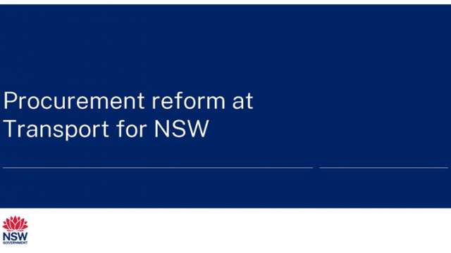 Prioritising procurement reform in infrastructure news post thumbnail