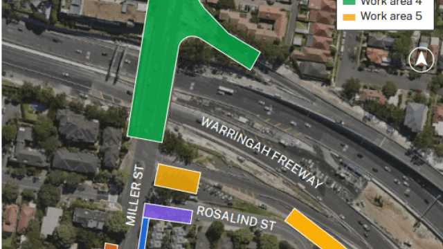 November 2025 north work area map