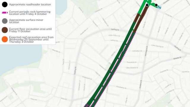 Western Harbour Tunnel Stage 1 - weekly tunnelling update - Rozelle, Balmain and Birchgrove | 20 September 2024 news post