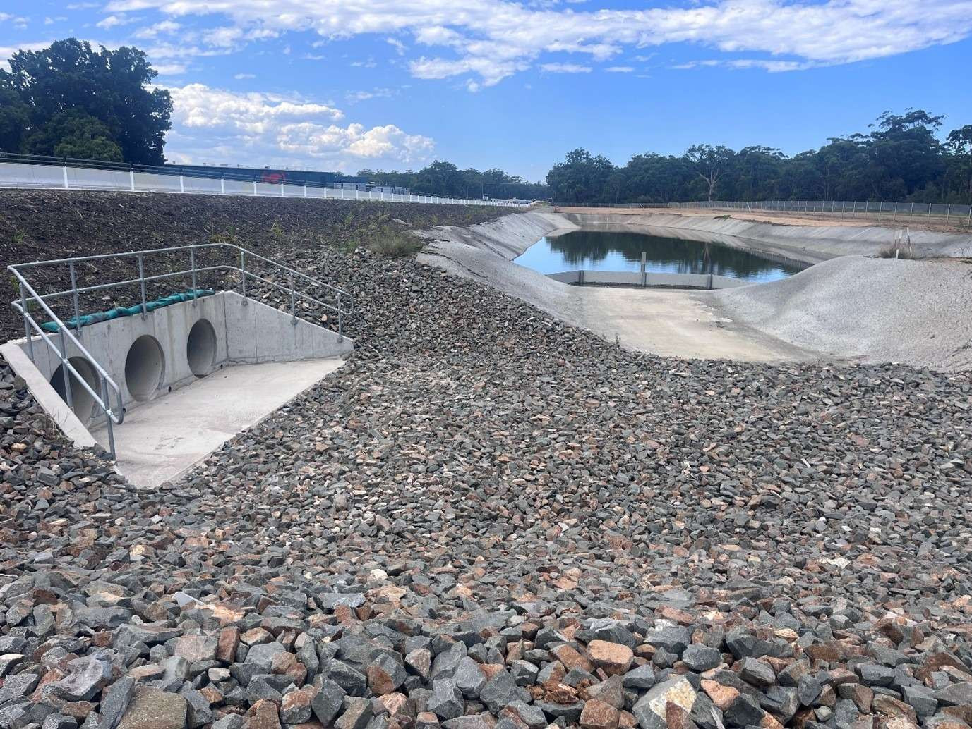 Drainage installation complete on the Heatherbrae Bypass news post