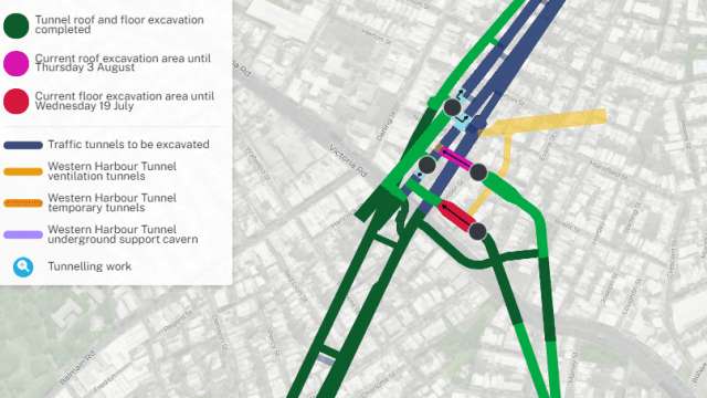 WHT Stage 1 - weekly tunnelling update - Rozelle and Balmain | 14 July 2023 news post
