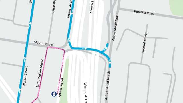 North Sydney traffic changes from Monday 30 August 2021 news post