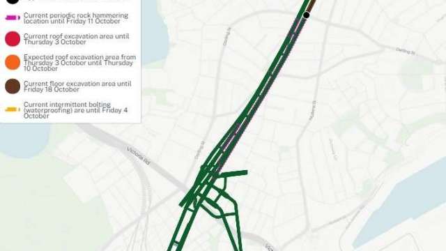 Western Harbour Tunnel Stage 1 - weekly tunnelling update - Rozelle, Balmain and Birchgrove | 27 September 2024 news post